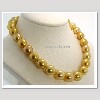 Golden Pearl Necklaces