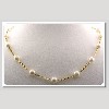 White Akoya Pearl Tin-Cup & Chain Necklaces