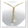 Lariat Style Pearl Necklaces 
