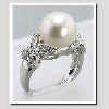 South Sea White Pearl  Rings