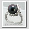 Tahitian Black Pearl Rings